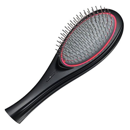 セブンウェイブ セブンウェイブ WAVEWAVE EMSを搭載したクッションブラシ EMS Brush Air ブ(WH41-01-BK) 取り寄せ商品