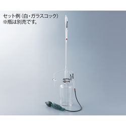 アズワン 平面自動ビュレット PTFEコック付 青筋（本体のみ） 10mL (1本)(4571110706763) 目安在庫=△