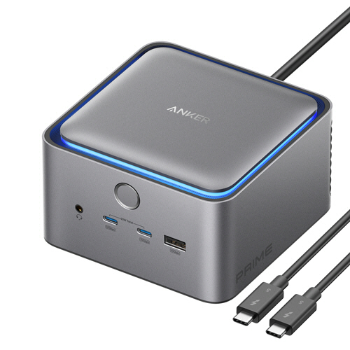 アンカージャパン ANKER Prime ドッキングステーション(14-in-1 8K Thunderbolt 5) グレー 1個(A83B51A1) 取り寄せ商品