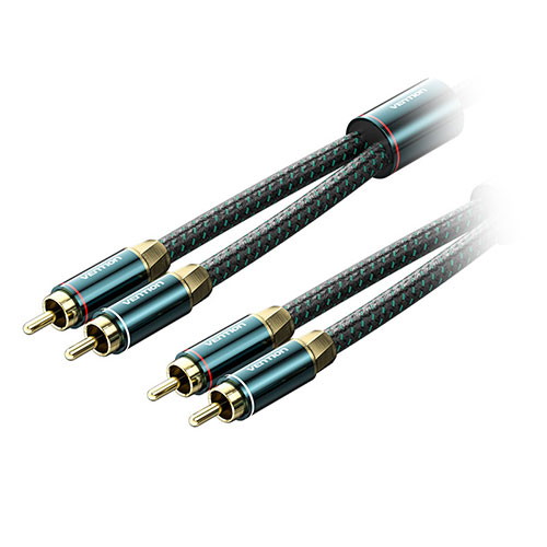 ＶＥＮＴＩＯＮ VENTION 2RCA Male to 2RCA Male オーディオケーブル Green 0.5m グリーン(BC-0774) 取り寄せ商品