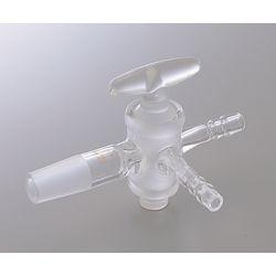 クライミング 共通摺合付三方コックⅠ型　ガラスコック TS19／38 (1個)(CL0414-03-10) 目安在庫=△