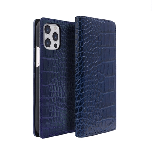 abbi SIGNATURE LIPARI イタリアンレザーダイアリーケース for iPhone 13 Pro ネイビー(ABS21815i13PNV) 取り寄せ商品