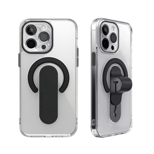 MOMO STICK モモスティック Mag Grip レンズガード一体型クリアケース for iPhone 15 P(MMS25309i15PR) 仕入先在庫品