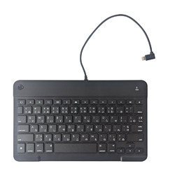 エムディーエス 超薄型軽量Lightning有線キーボード ブラック(MDS-LKB01BK) 取り寄せ商品