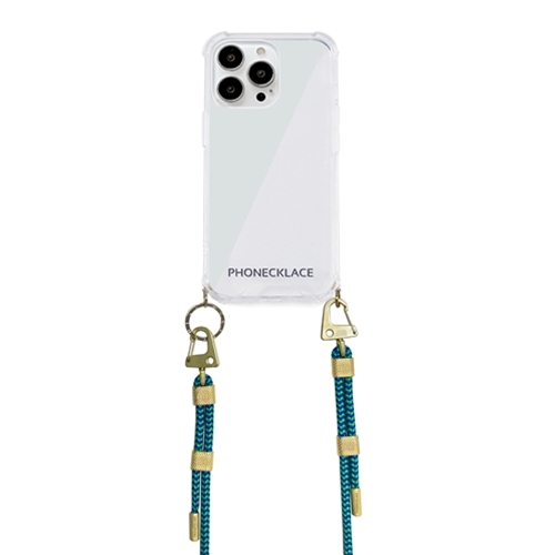 ＰＨＯＮＥＣＫＬＡＣＥ クロスボディストラップ付きクリアケース for iPhone 13 Pro Sea(PN21607i13PSE) 仕入先在庫品