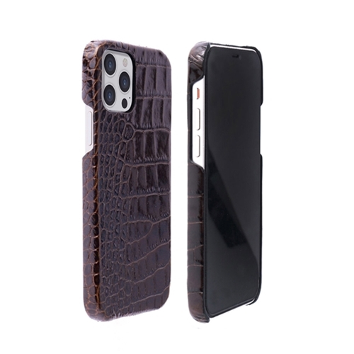 abbi SIGNATURE LIPARI イタリアンレザーバックカバー for iPhone 13 Pro ダークブラウン(ABS21821i13PBR) 取り寄せ商品