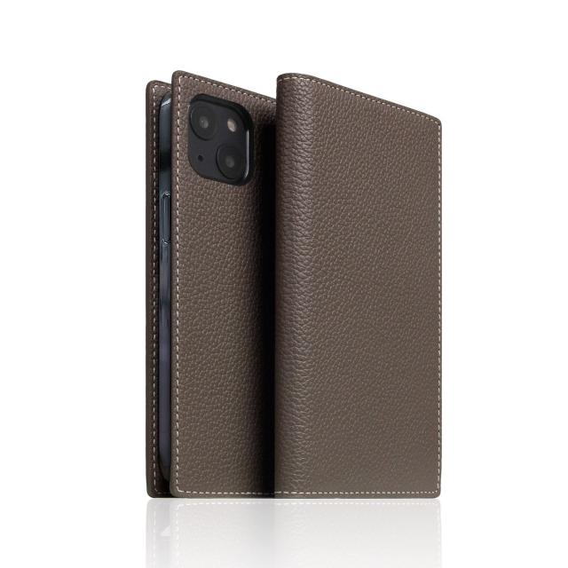 SLG Design Full Grain Leather Case for iPhone 14 Plus エトフクリーム(SD24341i14MEC) 仕入先在庫品