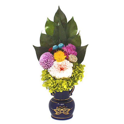 A&amp;K 仏花シリーズ 新しい形のプリザーブドフラワー 凛-Rin-(桃)(AKM-20) 取り寄せ商品