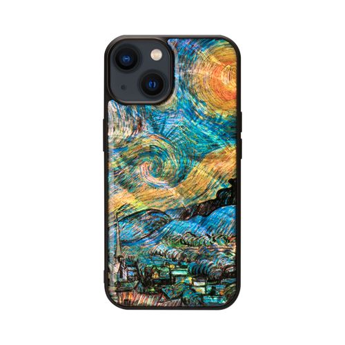 Ｉｋｉｎｓ アイキンス 天然貝ケース for iPhone 15 星月夜(I25462i15) 仕入先在庫品