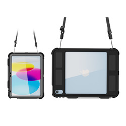 ブルー TBC-IP10BL03S 【耐衝撃・防塵防水】iPad A16/第10世代専用ケース 取り寄せ商品