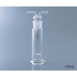 クライミング ガス洗浄瓶（板フィルター付き）　125mL (1個)(CL0457-01-101) 目安在庫=△