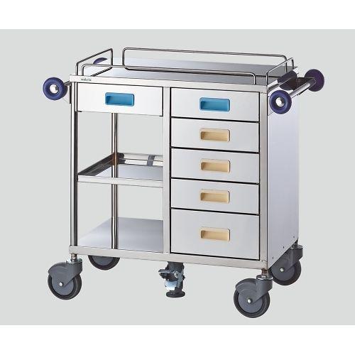 ナビス（アズワン） ワンストップ処置車（センターロック方式） ステンレス棚板 (1個)(8-6996-02) 目安在庫=△の通販は 185,862円