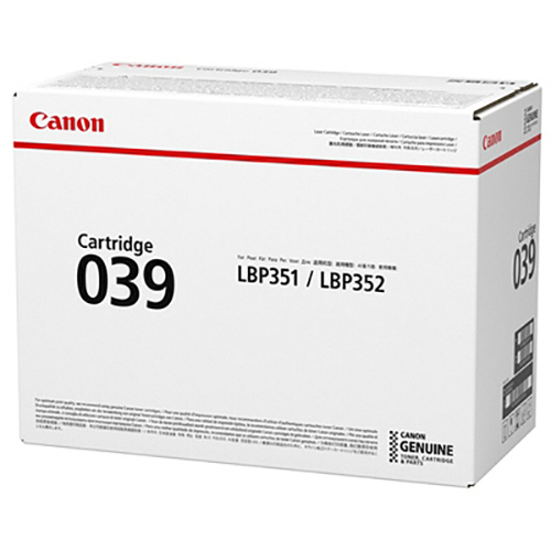 キヤノン トナーカートリッジ039 輸入純正品 008009 1個 目安在庫=○