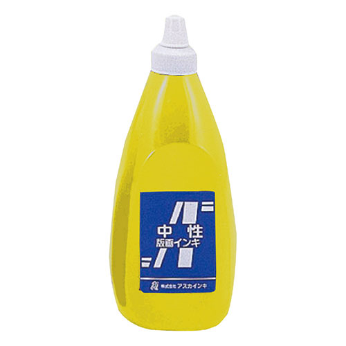 ARTEC 【5個セット】  青箱・アスカ版画インキ 中性 800cc 黄(ATC20913X5) 取り寄せ商品