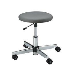 アズワン クリーンルーム用帯電防止チェア（クラス100対応） リング無し ブラック CR(CR-83B) 目安在庫=○