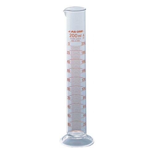 アズワン メスシリンダー　高精度（JCSS校正付）　200mL (1本) 取り寄せ商品 12,057円