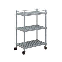 ナビス（アズワン） コンフォートシェルフ グレー 900×560×1400mm (1個)(4582110974311) 目安在庫=△の通販は