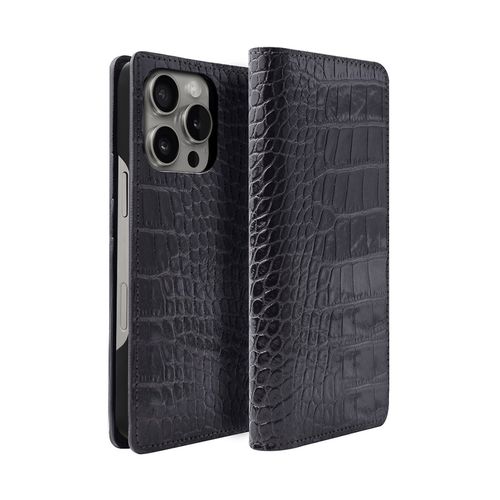 ａｂｂｉ SIGNATURE LIPARI イタリアンレザー MagSafe対応ダイアリーケース for iPhone 16 Pro ブラッ(ABS27348i16PR) 仕入先在庫品