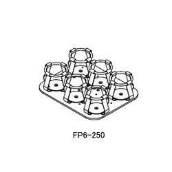 アズワン シェイキングインキュベーター用 フラスコ用ホルダー（250〜300mL） FP6-25(FP6-250) 取り寄せ商品