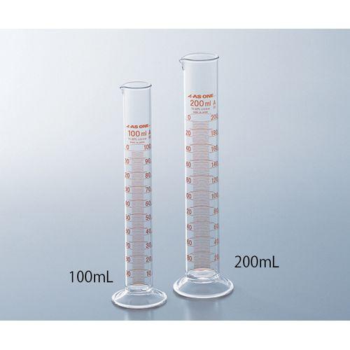 アズワン メスシリンダー　高精度（JCSS校正付）　500mL (1本) 取り寄せ商品