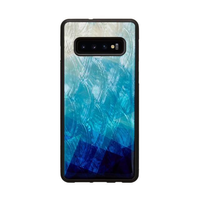ikins Galaxy S10+ 天然貝ケース Blue Lake(I16360S10P) 仕入先在庫品 4,619円