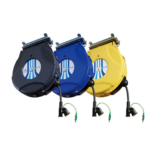 日平機器 コンセントリール 10m 黄 1台(HEP-810C-Y) 取り寄せ商品