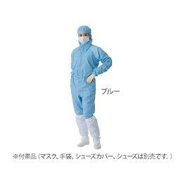 東洋リントフリー クリーンウェアフード一体ツナギ服（男女兼用）　ブルー　4L (1枚)(FD175C-02) 取り寄せ商品