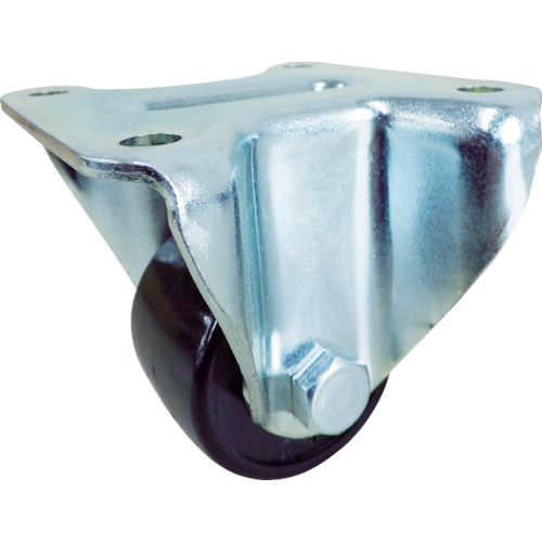 ユーエイキャスター 低床式重荷重用キャスター固定 75φフェノール車輪 1個(UHR-75PB) 目安在庫=○