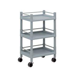 アズワン モバイルストレージカート 3段 540×370×875mm（ガード枠付） MSO11F (1個 目安在庫=△の通販は