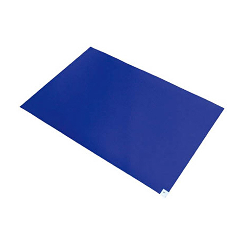 ブラストン 弱粘着マット 900×600mm 30枚/シート 青 1箱(10シート)(BSC84003B) 取り寄せ商品