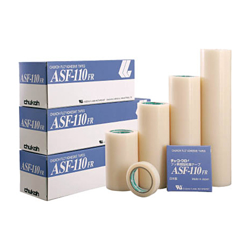 中興化成工業 チューコーフロー 粘着テープ 0.13-100×10 1巻(ASF110FR-13X100) 目安在庫=○