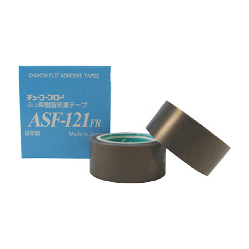 中興化成工業 チューコーフロー フッ素樹脂粘着テープ 0.23-30×10 1巻(ASF121FR-23X30) 取り寄せ商品
