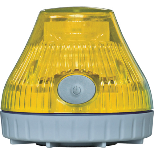 日惠製作所 ニコPOT VL08B型 LED回転灯 80パイ 黄 1台(VL08B-003DY) 取り寄せ商品