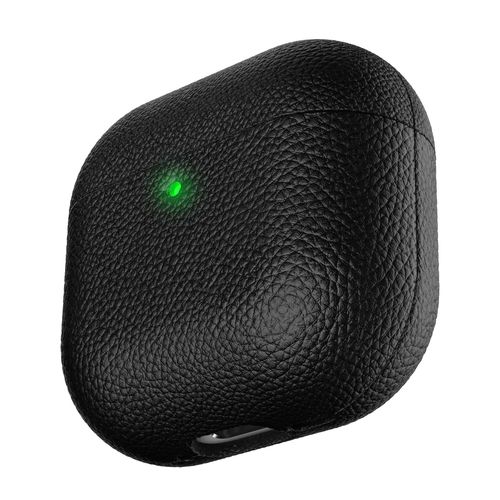 KeyBudz Artisan イタリアン本革ケース for AirPods 4 ブラック(KB27437AP4) 仕入先在庫品