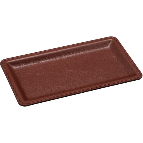 オープン工業 【5個セット】  レザー調カルトン 茶 小(OPEN-K-KN-62X5) 取り寄せ商品