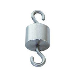 村上衡器製作所 特殊分銅　円筒型上下フック付　1kg (1個)(4589553331022) 取り寄せ商品