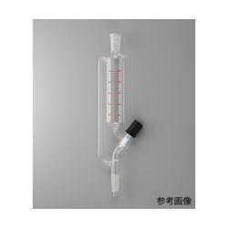 アズワン 分液ロート(平衡型、ニードルバルブ、目盛付) 125mL (1個)(SFV125-1938) 取り寄せ商品
