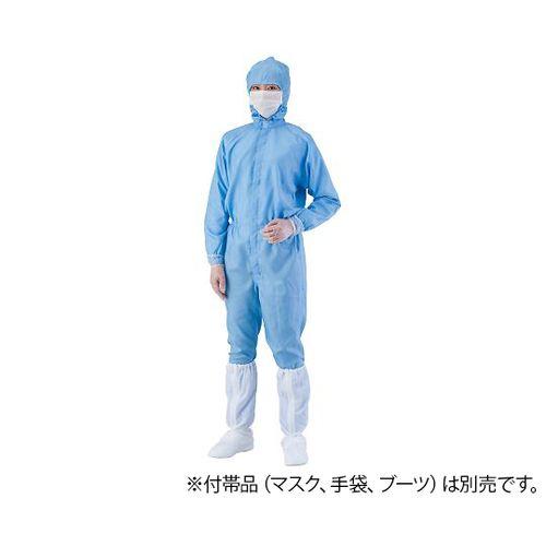 アズワン ＡＳ１４０３青５Ｌ フード一体ツナギ服 (1着) 取り寄せ商品