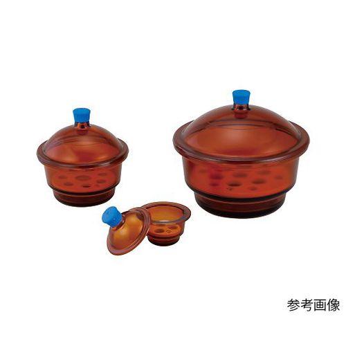 ガラスデシケーター（褐色）　Φ300mm (1個)(3084045) 取り寄せ商品