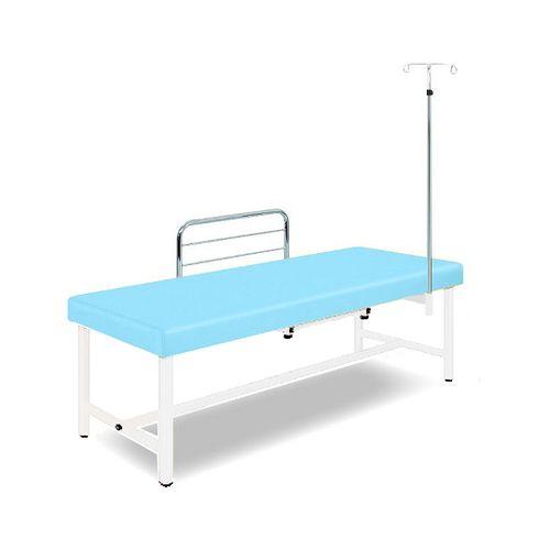 ナビス（アズワン） 診察台（サイドレール・ガートル架付） 65×190×55 マット・スカイブルー (SG19-SW) 取り寄せ商品