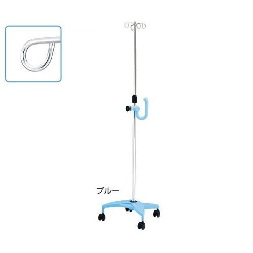 ナビス（アズワン） イルリガードルスタンド（ネスティングタイプ） 4本架 ブルー SAP4-H (1個) 目安在庫=△