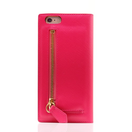 ＳＬＧ Ｄｅｓｉｇｎ iPhone6/6s Saffiano Zipper Case ホットピンク(SD6658iP6S) 仕入先在庫品携帯電話ケース