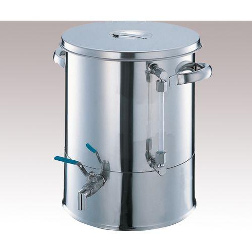 ボールバルブ付タンク(液面計付き) 36L (1個)(2-8131-02) 取り寄せ商品