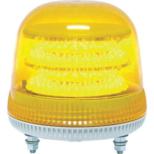 日惠製作所 ニコモア VL17R型 LED回転灯 170パイ 黄 1台(VL17M-024AY) 取り寄せ商品
