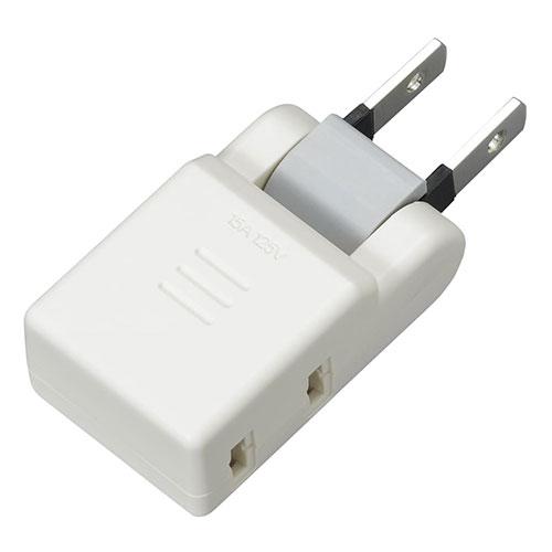 ヤザワコーポレーション 【40個セット】  極小コーナータップ 2個口 ホワイト(Y02CM200WHX40) 取り寄せ商品