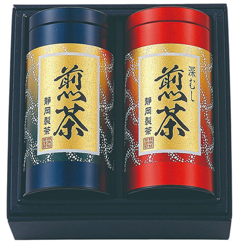 宇治園 【6セット】  静岡製茶 銘茶セット 【煎茶・深むし煎茶/各120g】(FUJI-030155853X6) 取り寄せ商品