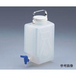 Thermo Scientific　Nalgene ナルゲン活栓付角型瓶（PP製） 2321 2ガロン／9L (1本)(2321-0020) 取り寄せ商品