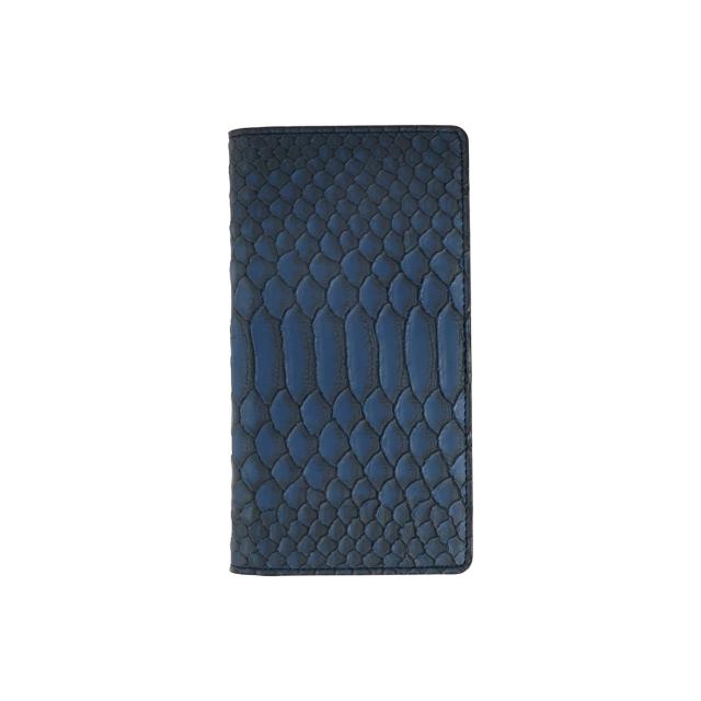 ＧＡＺＥ 多機種対応スライド式 手帳型ケース Matt Python Diary Mサイズ ブルー(GZ13338) 仕入先在庫品