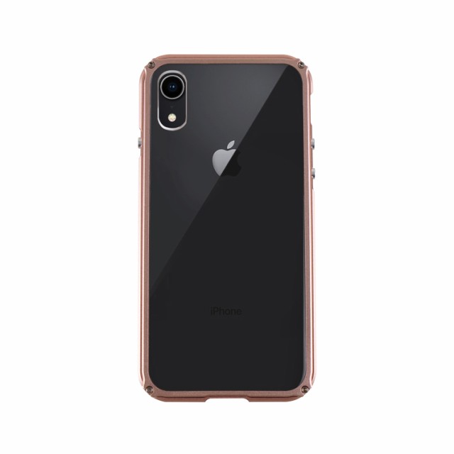GAZE iPhone XR Aluminum Bumper Razor Fit ローズゴールド(GZ13479i61) 仕入先在庫品