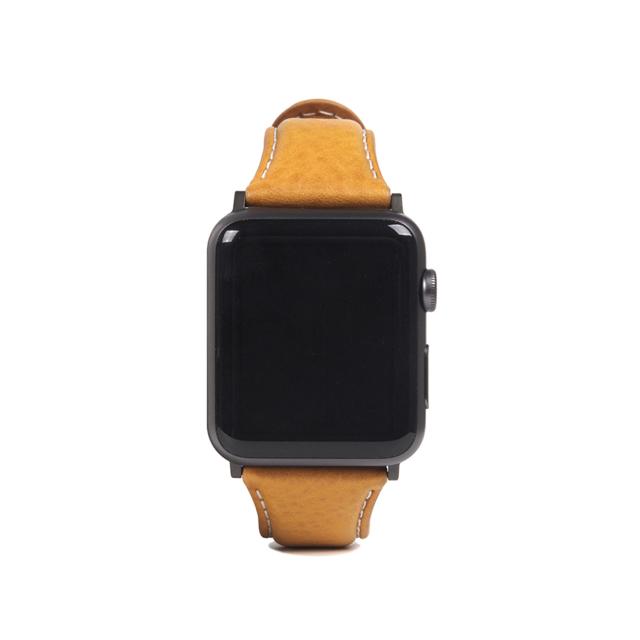 ＳＬＧ Ｄｅｓｉｇｎ Apple Watch バンド 42mm/44mm用 Italian Minerva Box Leather タン(SD18388AW) 仕入先在庫品